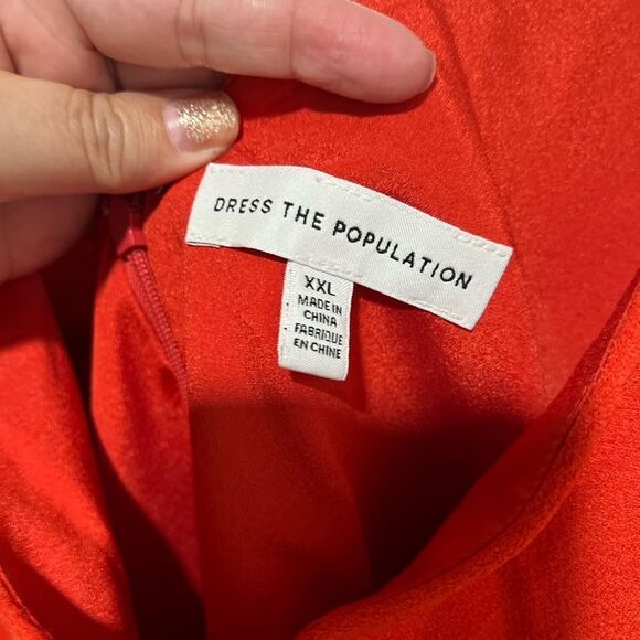 Dress the Population Alondra Blouson Sheath Dress - Picture 4 of 11